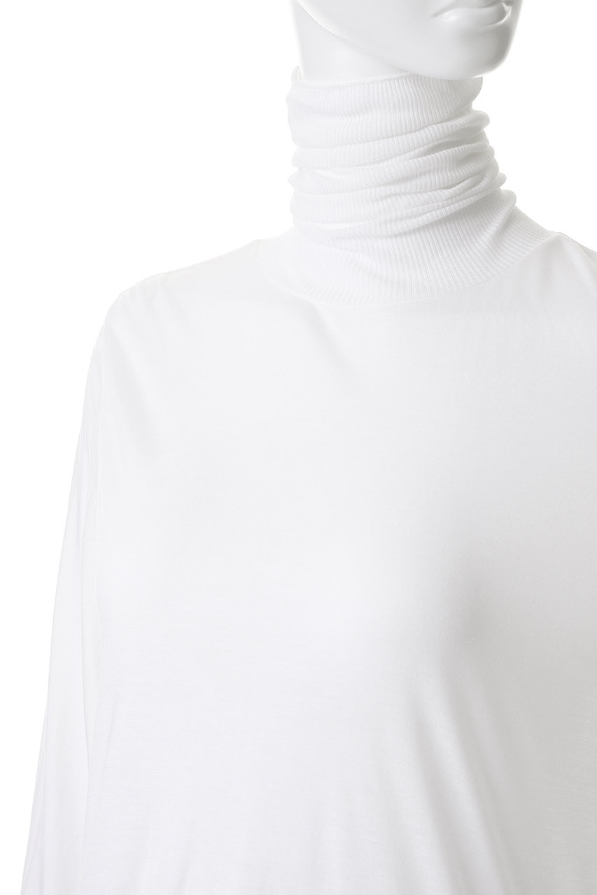 ATON(エイトン)｜MODAL SILK JERSEY タートルネック プルオーバー