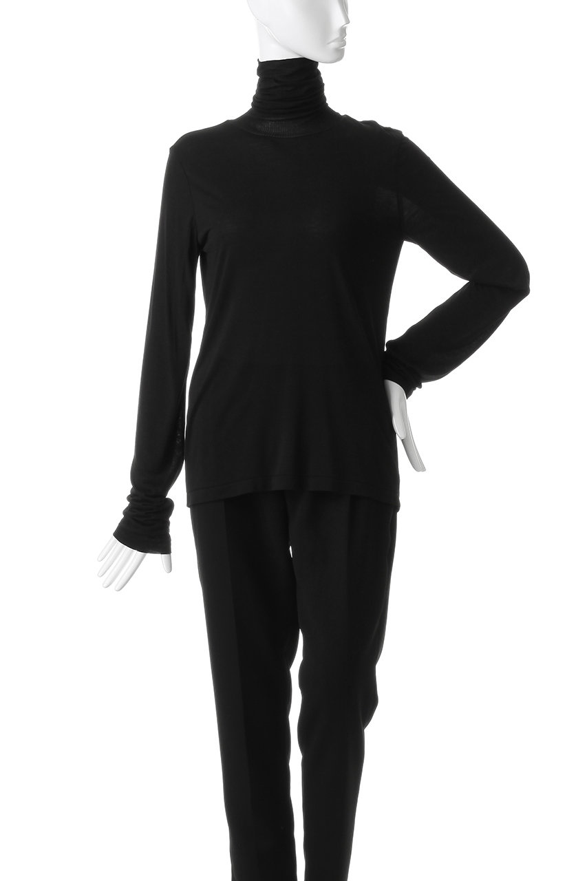 ATON(エイトン)｜MODAL SILK JERSEY タートルネック プルオーバー