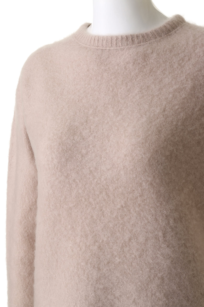 Aton エイトン カシミヤクルーネックセーター ピンク の通販 Elleshop エル ショップ