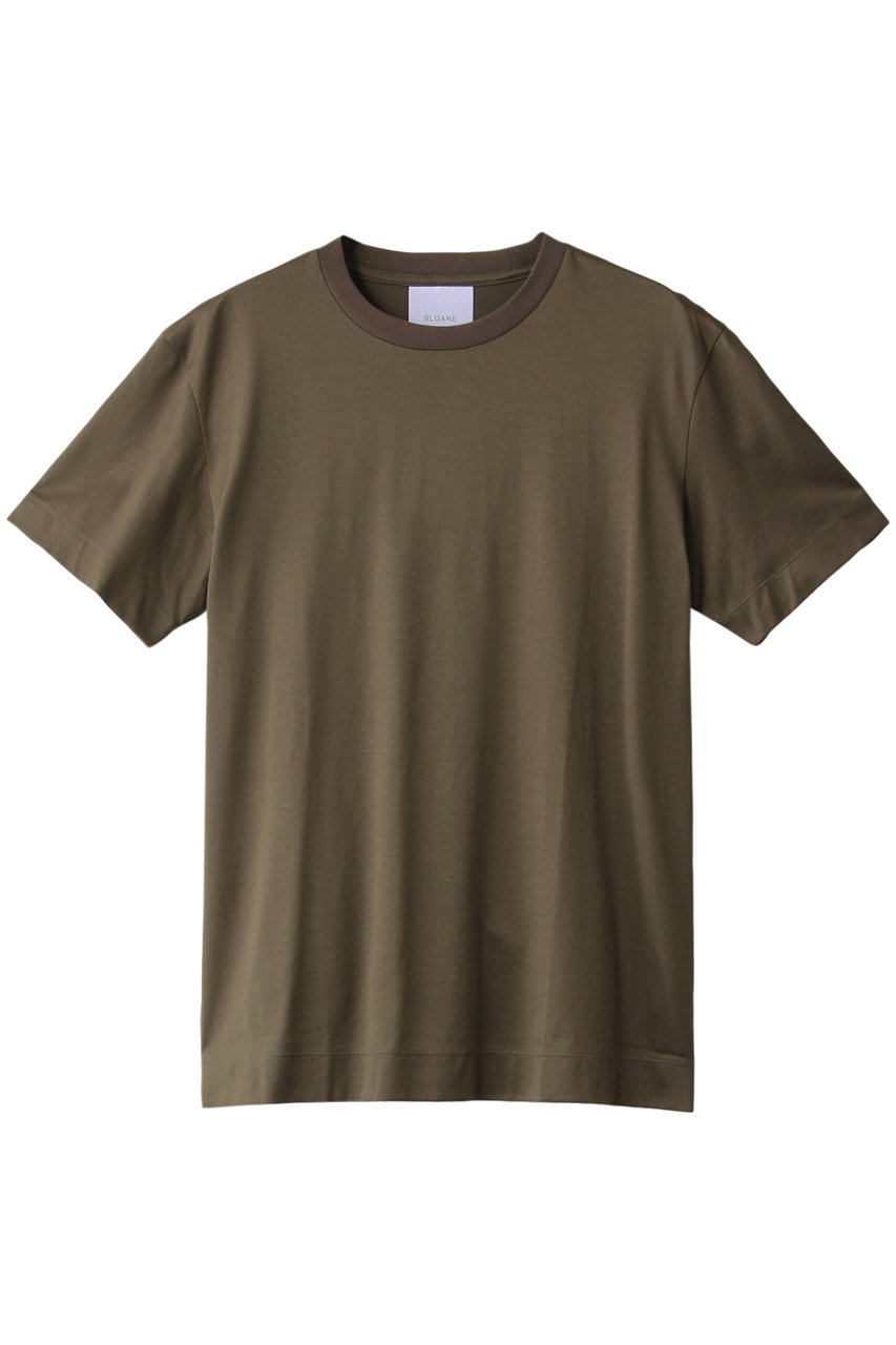 スローン/SLOANEの60/2 コットン天竺Tシャツ(カーキ/SL4S-T163)