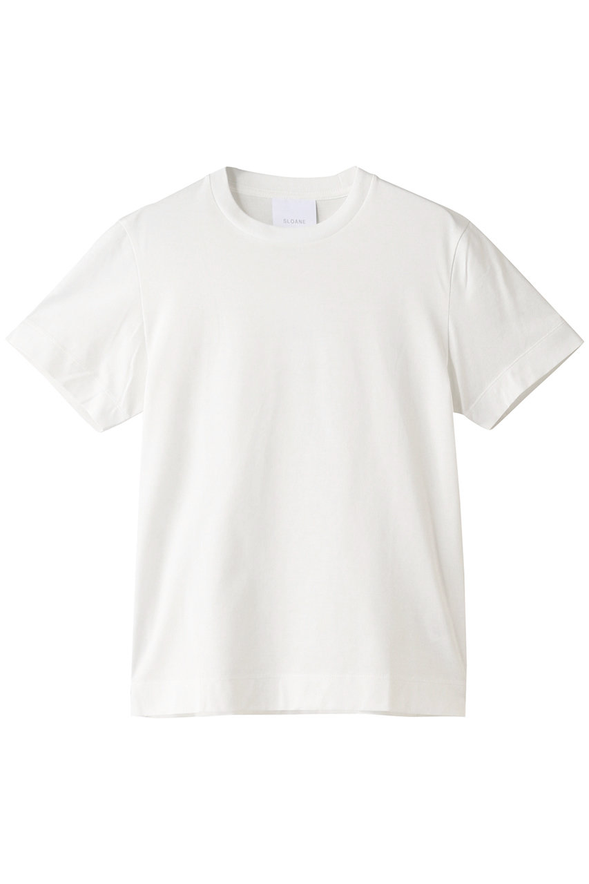 スローン/SLOANEの60/2コットン天竺 UVTシャツ(ホワイト/SL4S-T163)