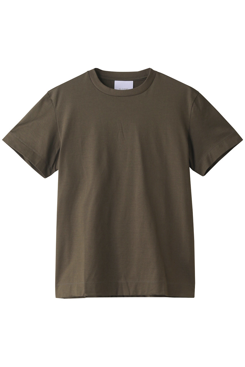 スローン/SLOANEの60/2コットン天竺 UVTシャツ(カーキ/SL4S-T163)