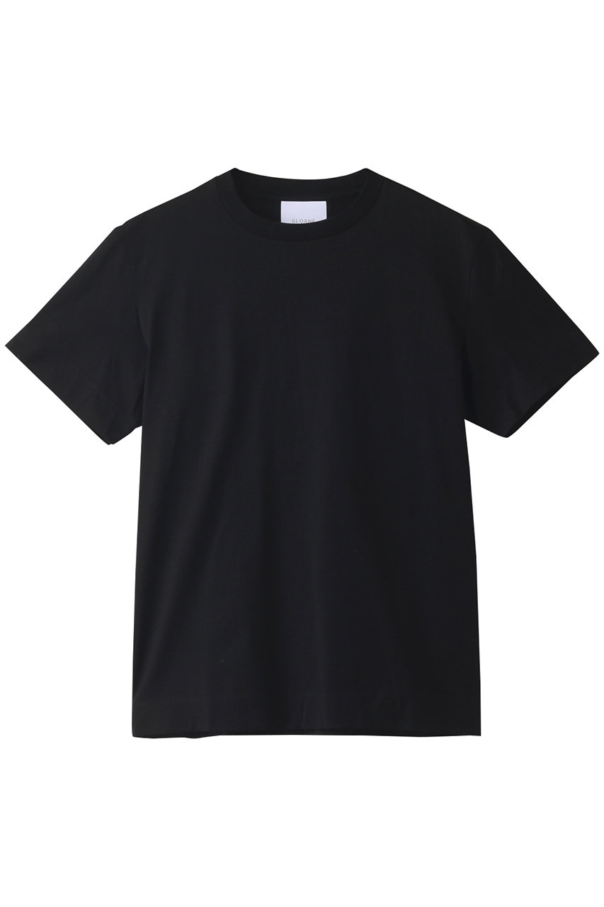 スローン/SLOANEの60/2コットン天竺 UVTシャツ(ブラック/SL4S-T163)