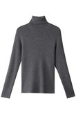 14G メリノウールリブタートルネックプルオーバー
