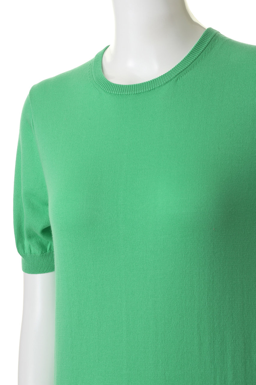 SLOANE(スローン)｜14G天竺コットン半袖クルーネック/グリーン の通販｜ELLESHOP・(エル・ショップ)