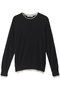 【UNISEX】14G天竺レイヤードクルーネック スローン/SLOANE ブラック