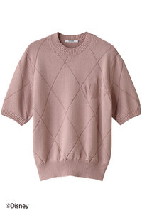 新品　SLOANE(スローン) ピンク 長袖カーディガン 別注】＜SLOANE＞クルーネック カーディガン