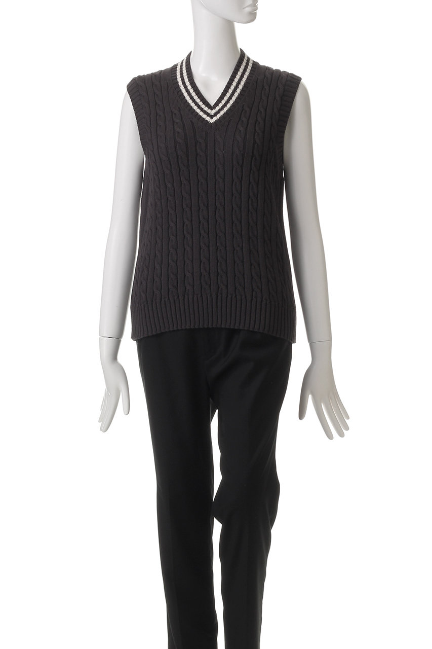 SLOANE(スローン)｜5Gチルデン ポリエステル×コットン Vネックベスト