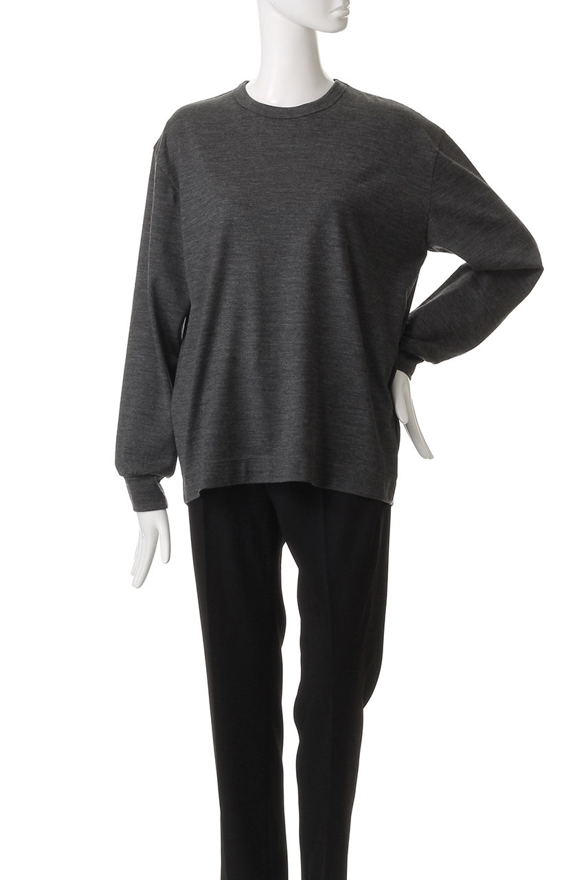 SLOANE(スローン)｜【UNISEX】ウール天竺 ニット長袖Tシャツ