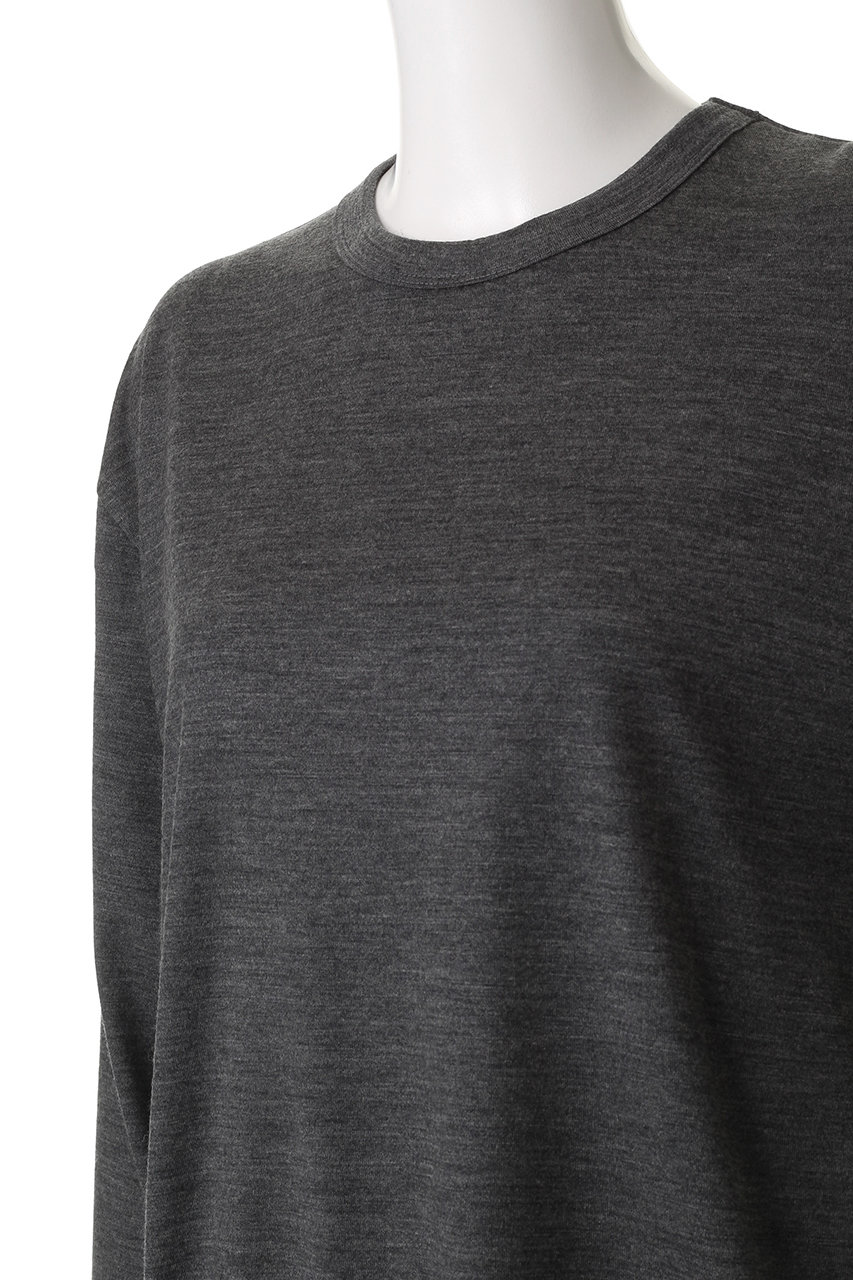 SLOANE(スローン)｜【UNISEX】ウール天竺 ニット長袖Tシャツ