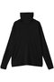 ウール天竺 ニットタートルネック長袖Tシャツ スローン/SLOANE ブラック