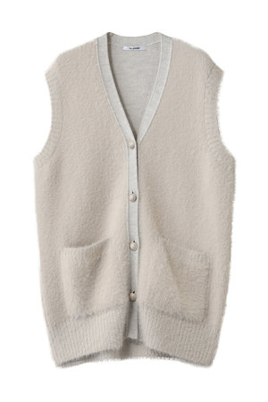 スローン/SLOANEの7Gシャギー  ニット ジレ(110800/110806)