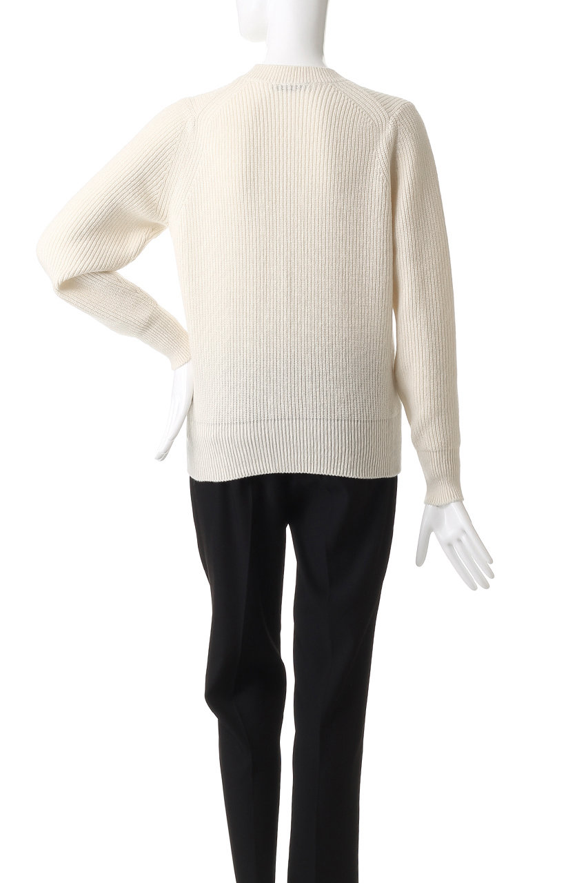 ★★★KANA★★★スローン　畦編み　スーパージーロン　ニット　カシミヤ SLOANE スローン 3G ジーロンラム×カシミヤ ドロップショルダー