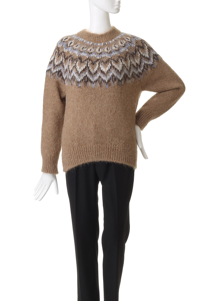 SLOANE(スローン)｜3Gヨーク編み アルパカ×ウール ノルディッククルー