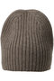 10Gリブ エクストラファインベイビーメリノウール ニットキャップ スローン/SLOANE モカ