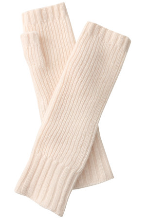 スローン/SLOANEの10G 片畦編み カシミヤ アームウォーマー(140600/140602)