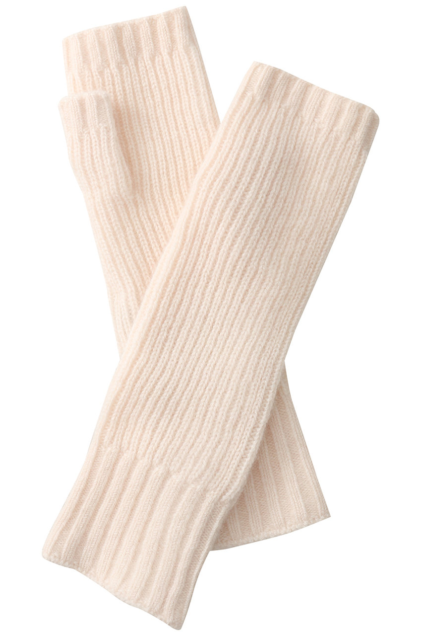 10G 片畦編み カシミヤ アームウォーマー