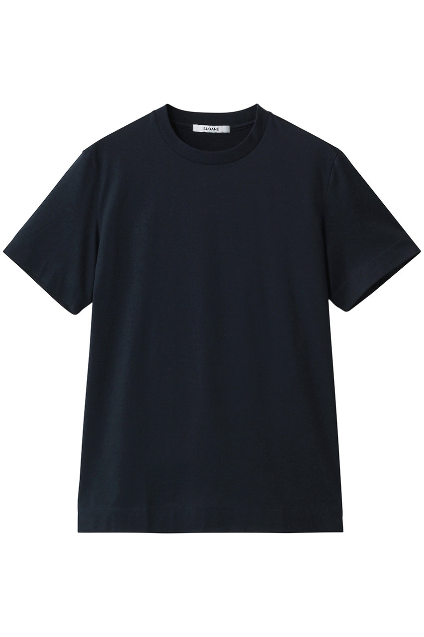 スローン/SLOANEの60/2コットン天竺 UV Tシャツ(ネイビー/SL4S-T163)