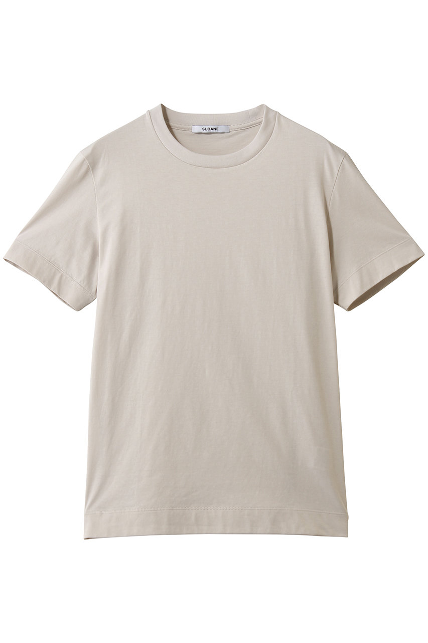 スローン/SLOANEの72/2コットン天竺 Tシャツ(ライトベージュ/SL10S-T1140)