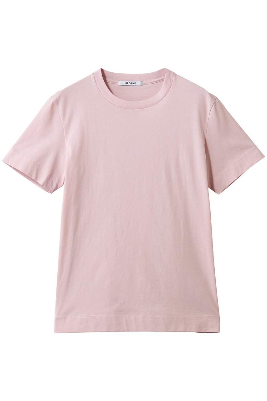 スローン/SLOANEの72/2コットン天竺 Tシャツ(ピンク/SL10S-T1140)