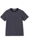 72/2コットン天竺 マイクロボーダーTシャツ スローン/SLOANE ネイビー×細ホワイト