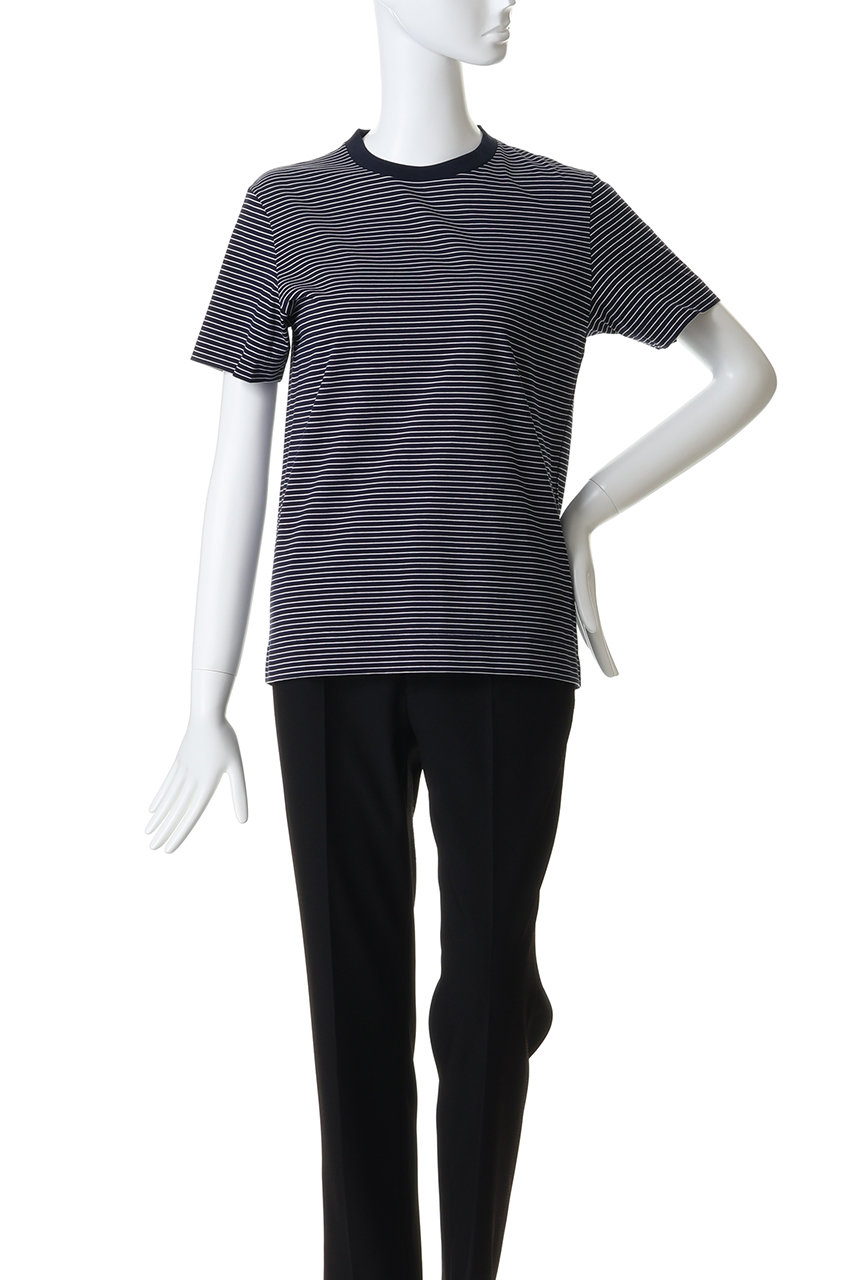 SLOANE(スローン)｜72/2コットン天竺 マイクロボーダーTシャツ