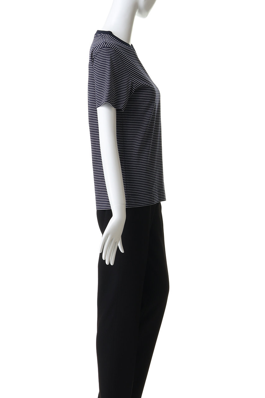 SLOANE(スローン)｜72/2コットン天竺 マイクロボーダーTシャツ