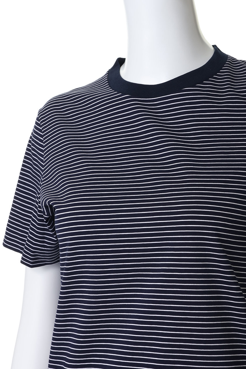 SLOANE(スローン)｜72/2コットン天竺 マイクロボーダーTシャツ
