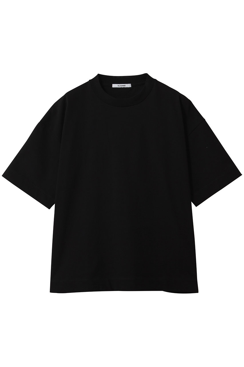 スローン/SLOANEのヘビーコットン ドロップショルダーTシャツ(ブラック/SL9S-T912)