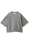 コットン裏毛 半袖ショート丈スウェット スローン/SLOANE グレー