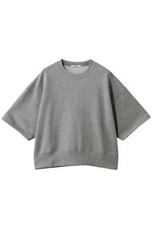 スローン/SLOANEのコットン裏毛 半袖ショート丈スウェット(110100/110105)