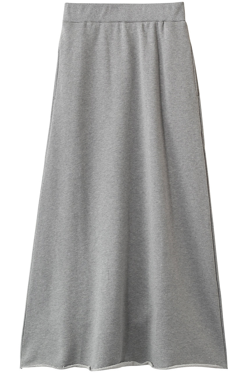 スローン/SLOANEのコットン裏毛 マキシ丈スカート(グレー/SL8S-T609)