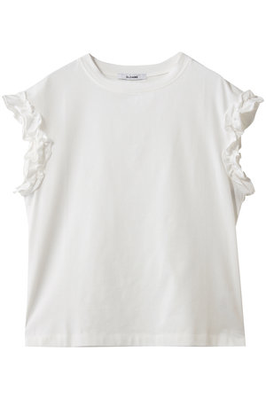 スローン/SLOANEのコットン フリルフレンチスリーブ