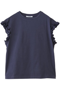 SLOANE(スローン)｜【ELLE SHOP限定】コットン フリルフレンチスリーブ