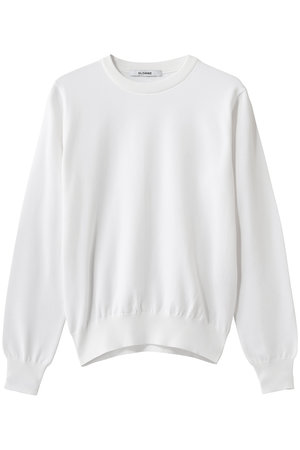 スローン/SLOANEの18G二重臼天竺 ポリエステル×キュプラ×コットン クルーネック(110100/110105)