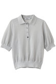 12G二重臼天竺 ラメシアー半袖ポロ