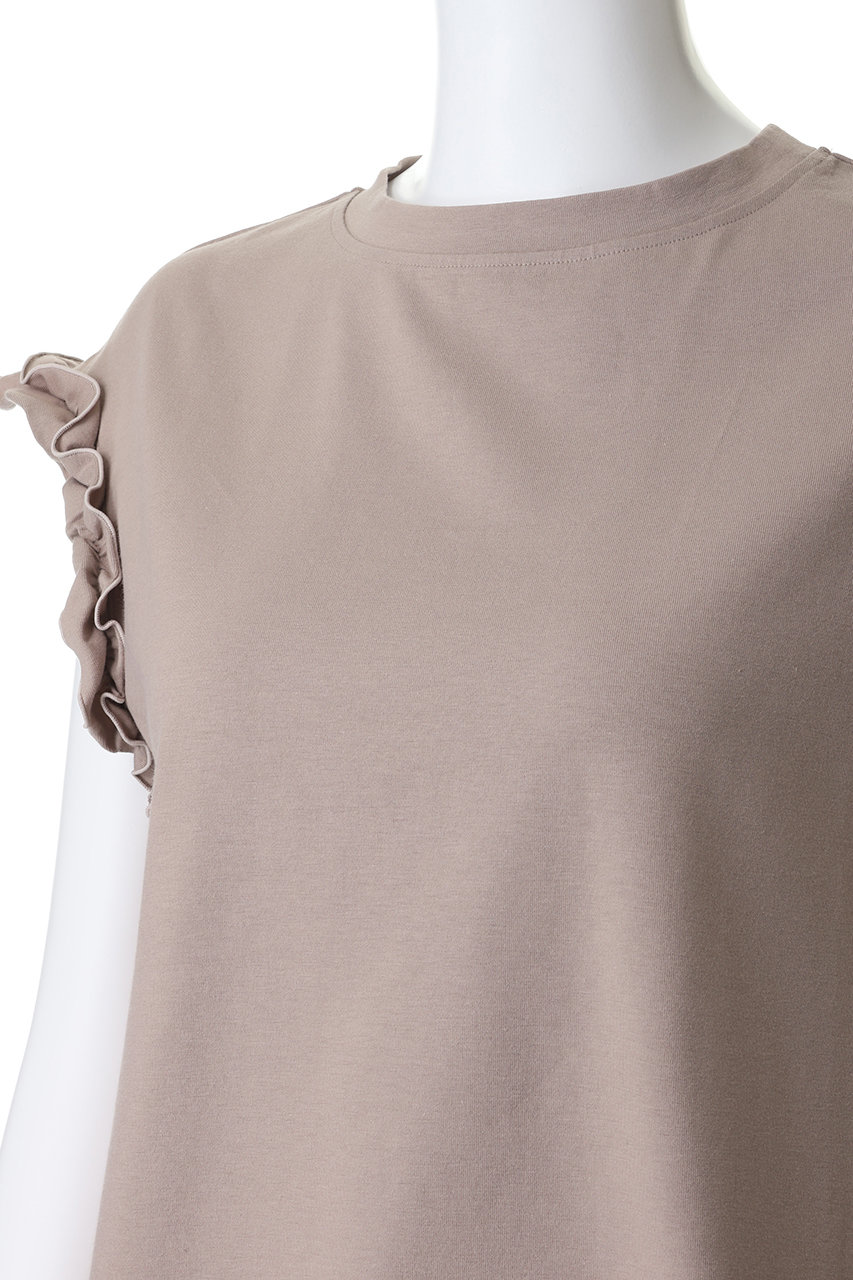 SLOANE(スローン)｜【ELLE SHOP限定】コットン フリルフレンチスリーブ
