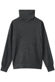 【UNISEX】ウール天竺 タートルネック長袖ニットTシャツ