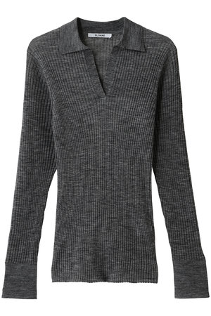 スローン/SLOANEの16Gリブ アルパカ×ポリエステル シアースキッパー(110300/110301)