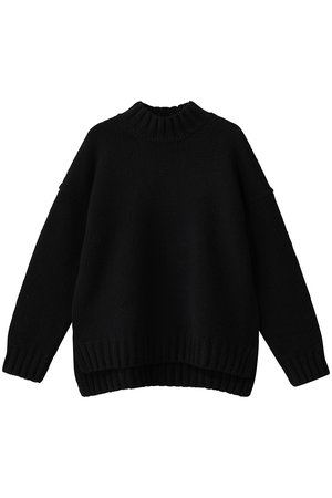 スローン/SLOANEの3G天竺 ジーロンラム×カシミヤ ドロップショルダー ハイネック(110300/110301)