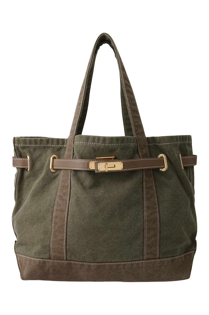 SITA PARANTICA CANVAS トートバッグ カーキ-