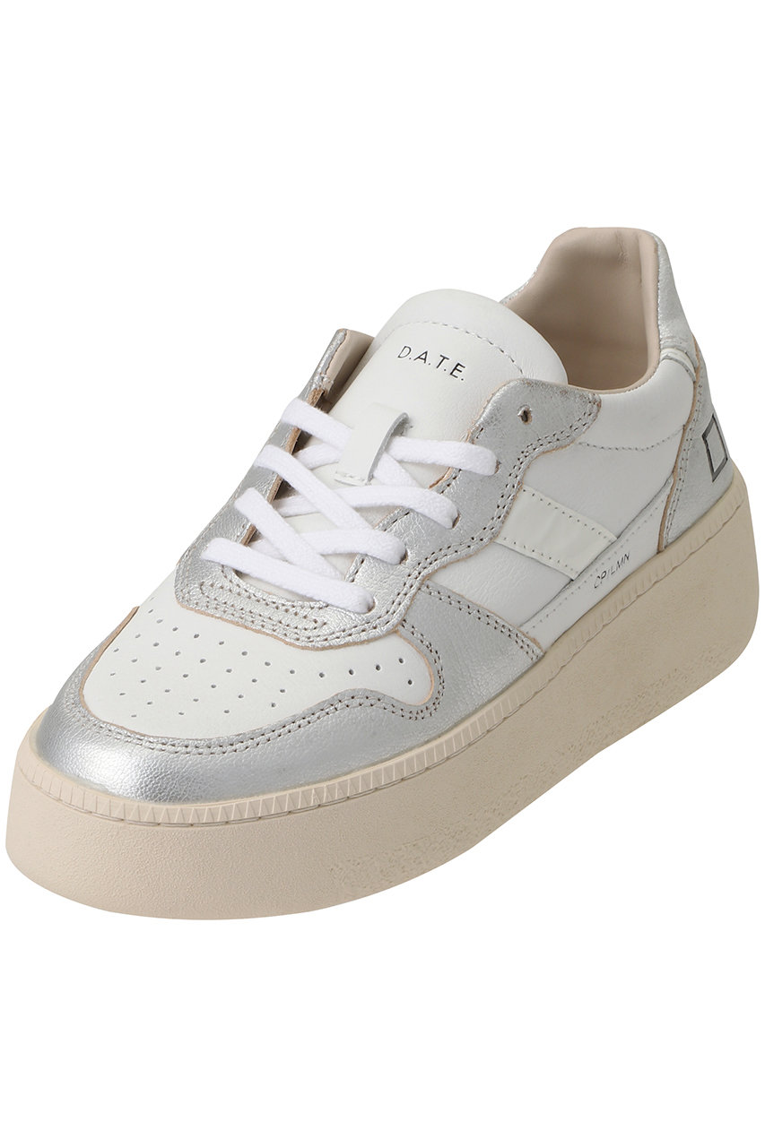 D.A.T.E. COURT PLATFORM スニーカー (ラミネーテッドシルバー, 39(25.5)) デイト ELLE SHOP D.A.T.E. COURT PLATFORM スニーカー (ラミネーテッドシルバー, 39(25.5)) デイト ELLE SHOP