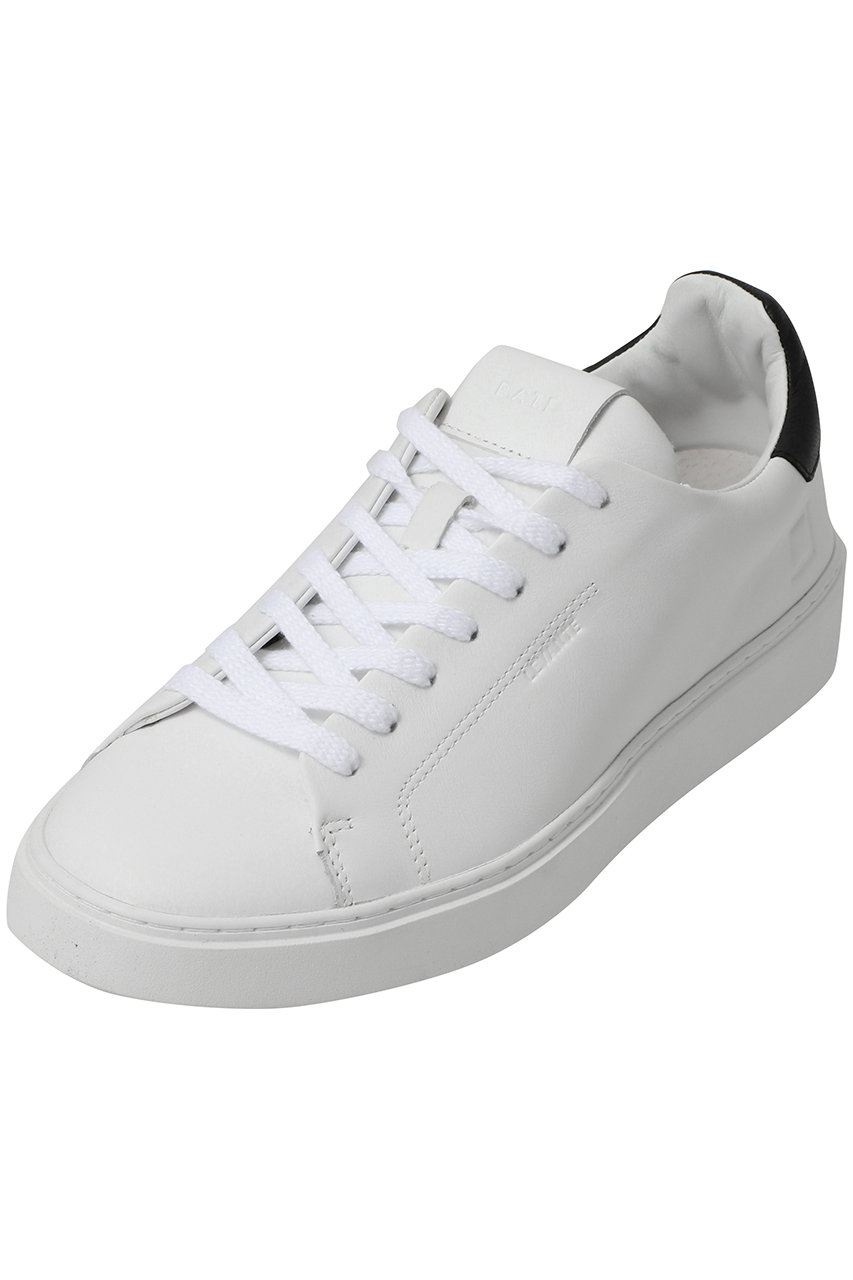 D.A.T.E. LEVANTE CALF スニーカー (ホワイト×ブラック, 43(28)) デイト ELLE SHOP D.A.T.E. LEVANTE CALF スニーカー (ホワイト×ブラック, 43(28)) デイト ELLE SHOP