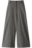 check wide pants/チェックワイドパンツ