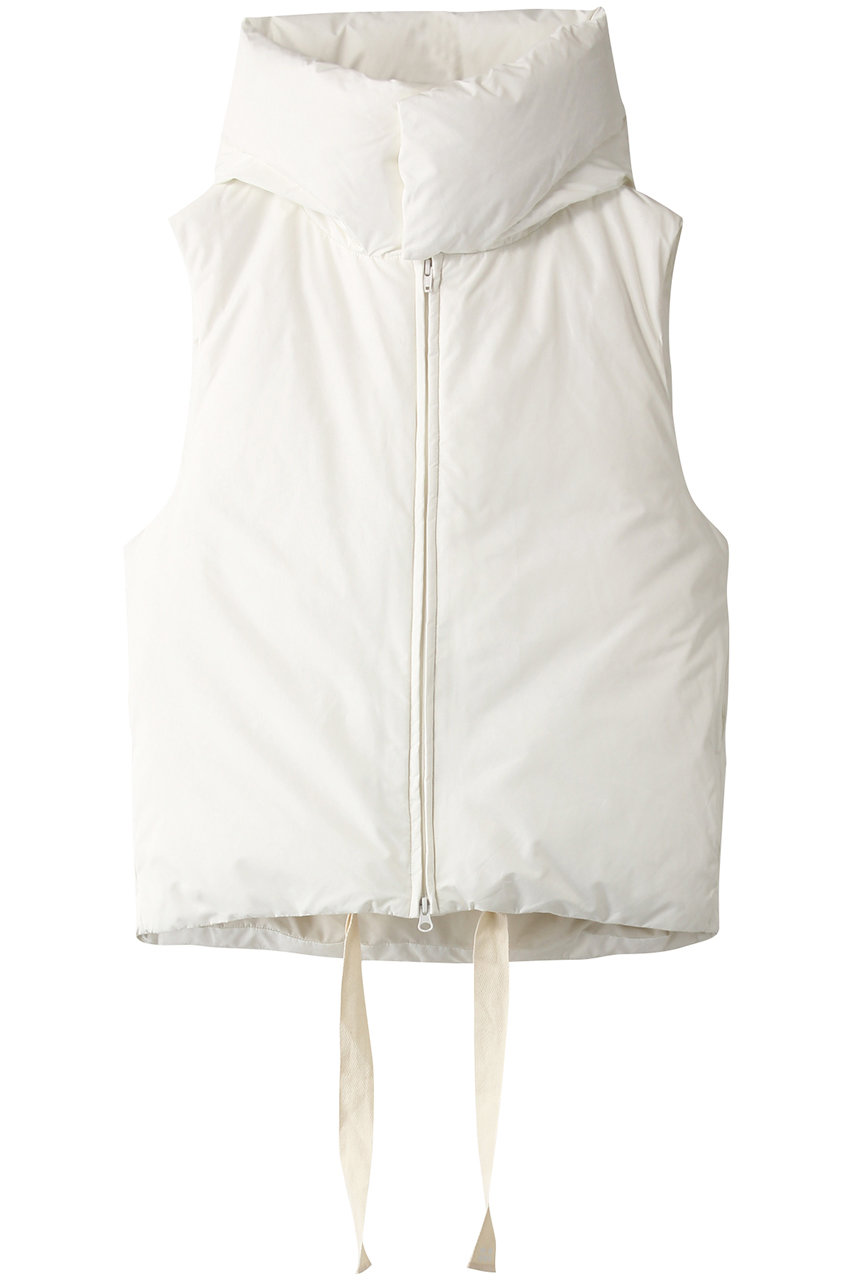 ミディウミソリッド/MIDIUMISOLIDのhooded down vest/ダウンベスト(オフホワイト/3-175942)