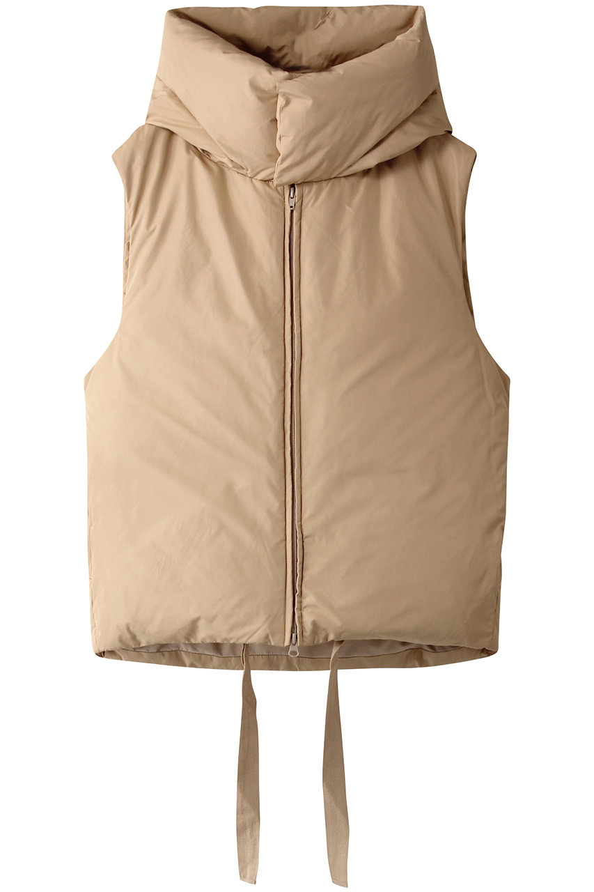 ミディウミソリッド/MIDIUMISOLIDのhooded down vest/ダウンベスト(ベージュ/3-175942)