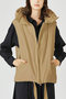 hooded down vest/ダウンベスト ミディウミソリッド/MIDIUMISOLID