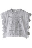 lace pattern no sleeve pull over/ノースリーブプルオーバー