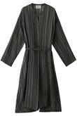 linen stripe long CD/ロングカーディガン