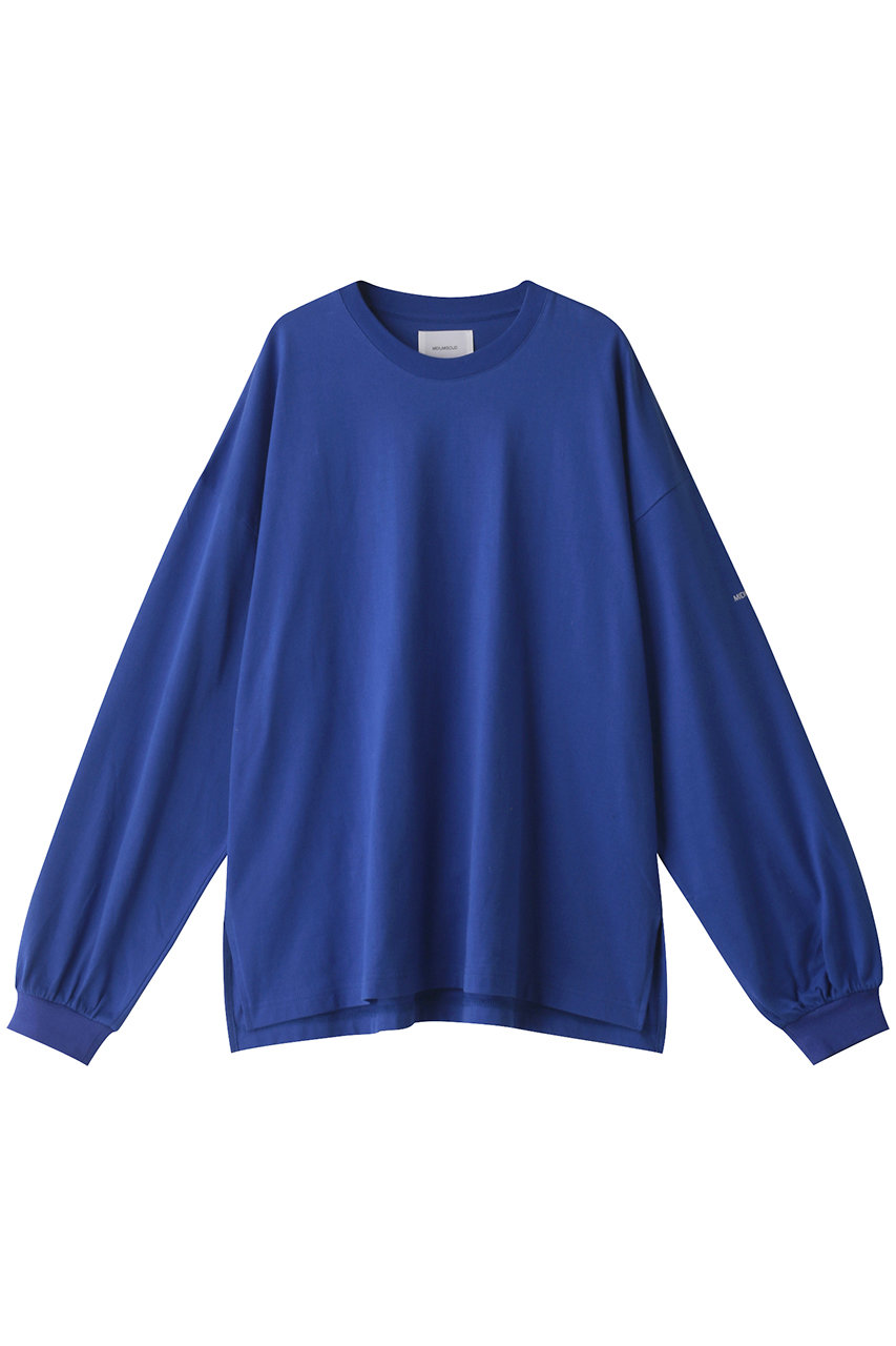ミディウミソリッド/MIDIUMISOLIDのcrew neck long slv Tシャツ(ブルー/3-11083821)